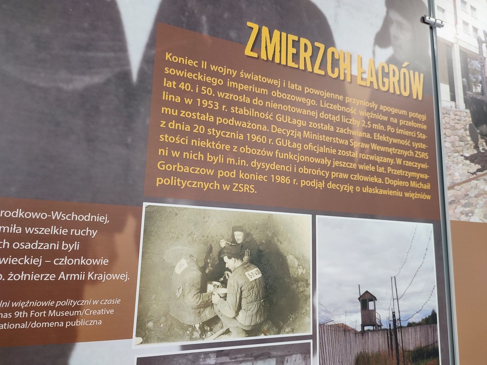 Wystawa pt. „Zbrodnia nieukarana – łagry sowieckie”