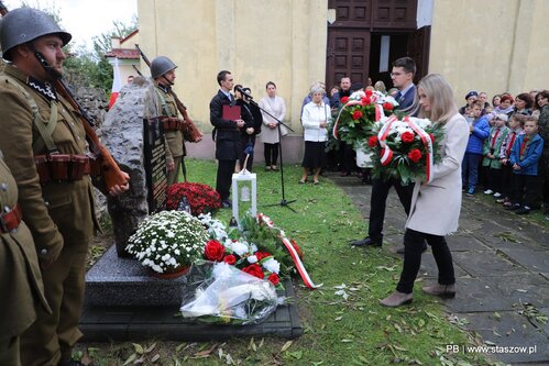 80. rocznica egzekucji żołnierzy AK przez Niemców – Sielec, 22 października 2023 r. Fot. UM Staszów