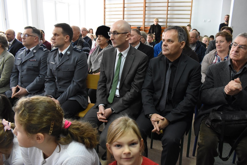 Upamiętnienie Stefana Dudały, ofiary zbrodni katyńskiej – Podchojny, 29 listopada 2023. Fot. Dariusz Skrzyniarz