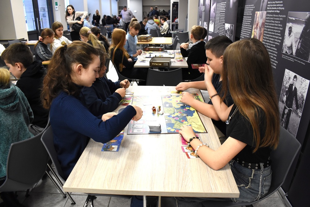 II edycja Olimpiady Gier Planszowych IPN - Kielce, 7 grudnia 2023. Fot. Dariusz Skrzyniarz