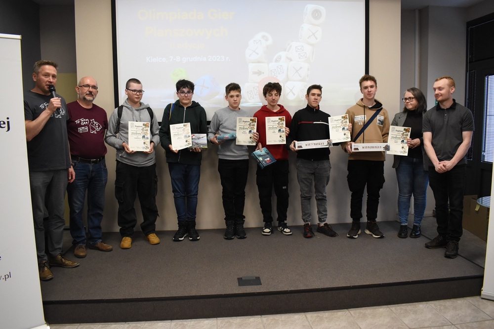 II edycja Olimpiady Gier Planszowych IPN - Kielce, 7 grudnia 2023. Fot. Dariusz Skrzyniarz