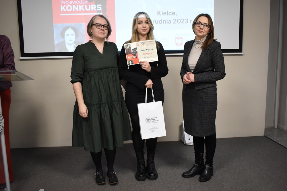 Rozstrzygnięcie wojewódzkiego konkursu „Prekursorki, konspiratorki, buntowniczki - Polki w XX wieku” - Kielce, 12 grudnia 2023