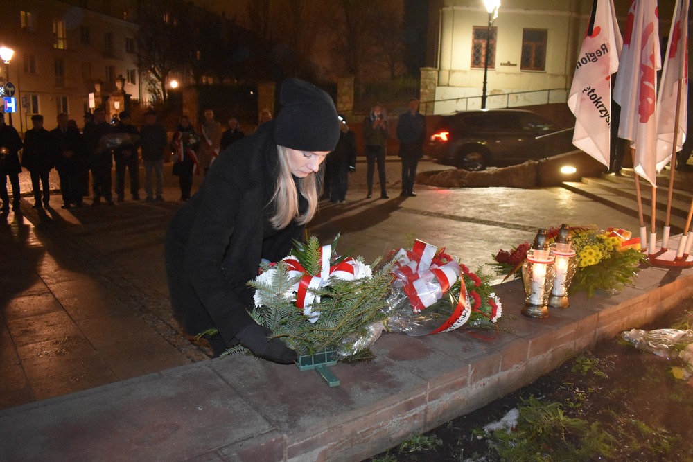 42. rocznica wprowadzenia w Polsce stanu wojennego - uroczystości w Świętokrzyskiem