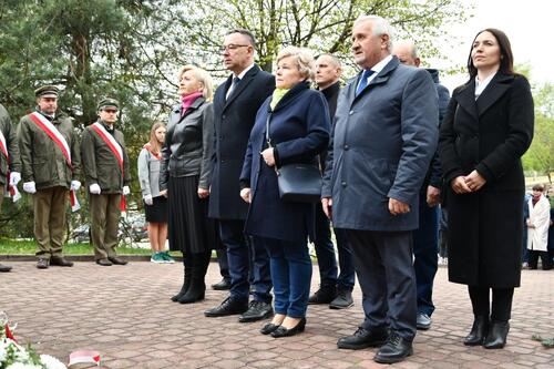 Wojewódzkie obchody 84. rocznicy Zbrodni Katyńskiej – Huta Szklana, 19 kwietnia 2024 r. Fot. Urząd Gminy w Bielinach