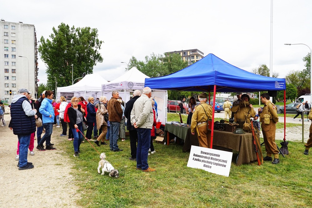 Delegatura IPN w Kielcach na marszu mulników w 80. rocznicę bitwy pod Monte Cassino. Fot. Katarzyna Kasperek