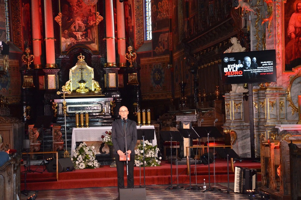 „Byśmy byli jedno” - widowisko słowno-muzyczne w Sandomierzu. Fot. ks. Konrad Fedorowski
