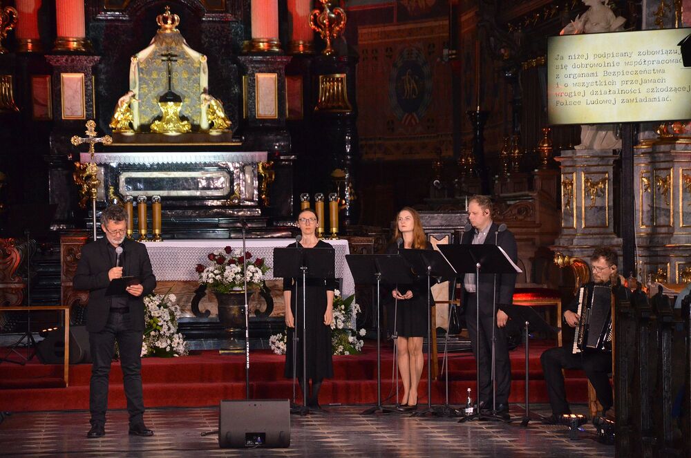 „Byśmy byli jedno” - widowisko słowno-muzyczne w Sandomierzu. Fot. ks. Konrad Fedorowski