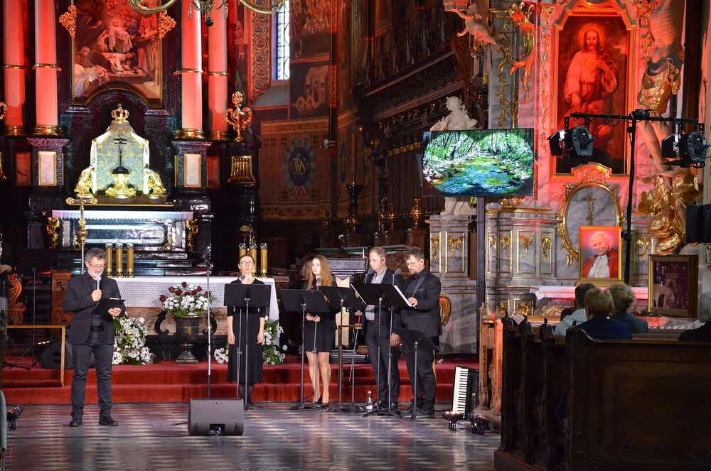 „Byśmy byli jedno” - widowisko słowno-muzyczne w Sandomierzu. Fot. ks. Konrad Fedorowski