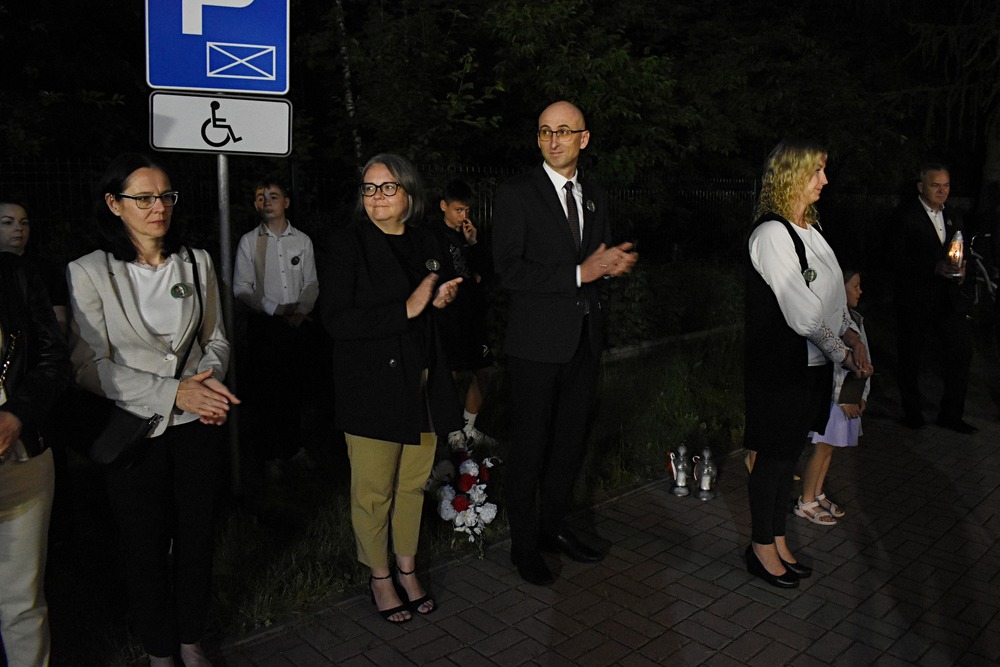 Znicze pamięci w 76. rocznicę śmierci rtm. Witolda Pileckiego – Kierz Niedźwiedzi, 25 maja 2024