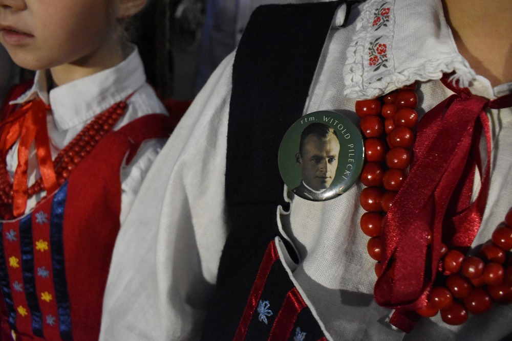 Znicze pamięci w 76. rocznicę śmierci rtm. Witolda Pileckiego – Kierz Niedźwiedzi, 25 maja 2024