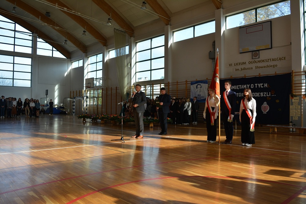 „Dzień Zadumy” w kieleckim liceum. Fot. Katarzyna Polit