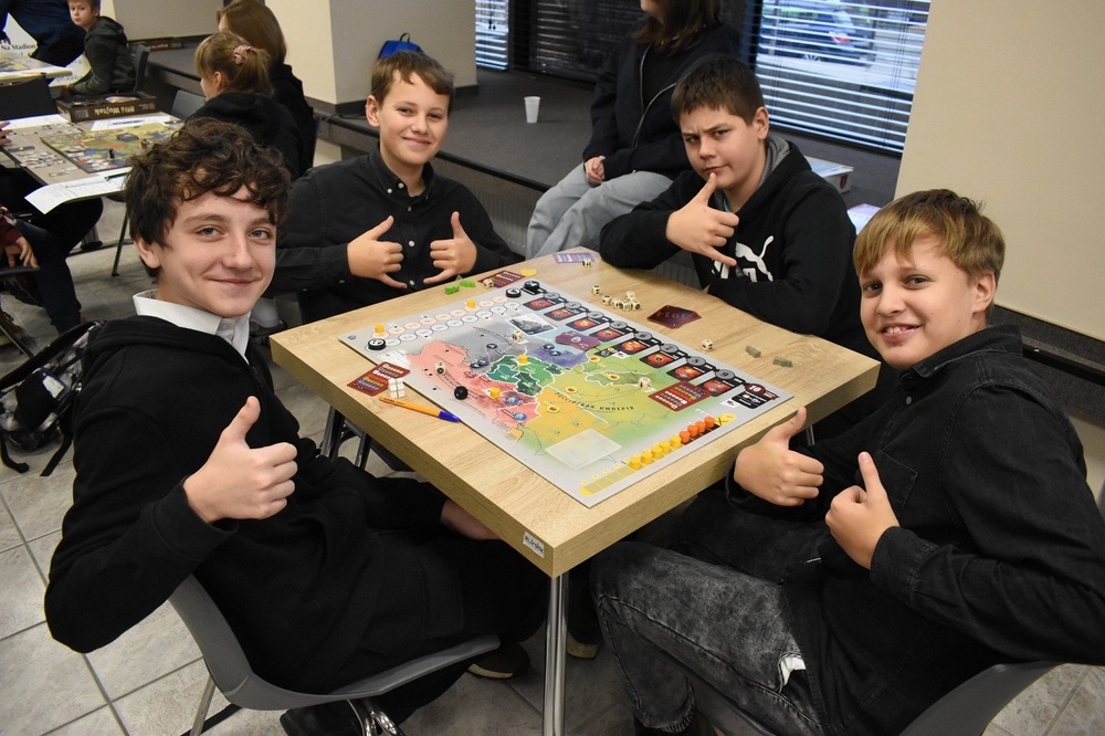 Kielce. Regionalny etap I Olimpiady Gier Planszowych IPN. Fot. Dariusz Skrzyniarz (IPN)